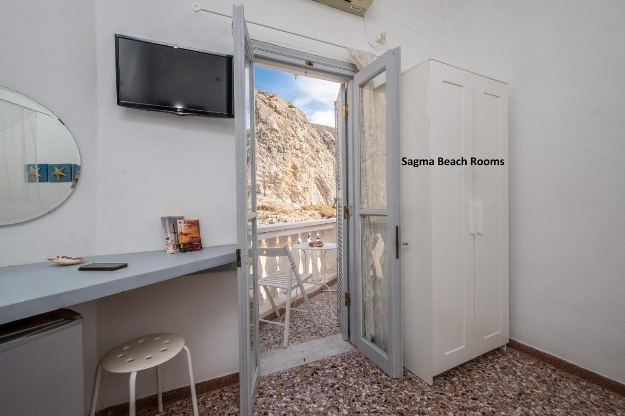 Sagma Beach Rooms Períssa Extérieur photo